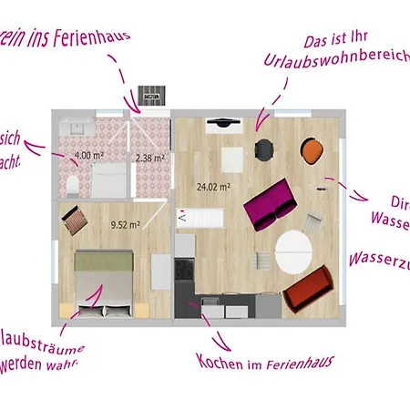 Haus Frieda Hébergement de vacances *